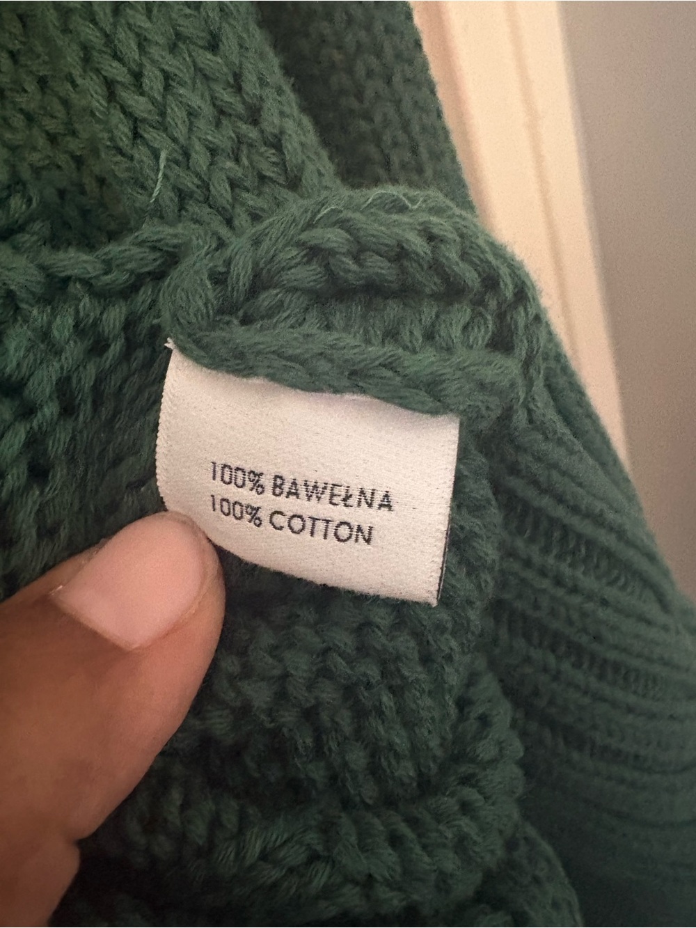 Deep Green‎ Ribbed V-Neck Knit Sweater - Picture 4 of 6